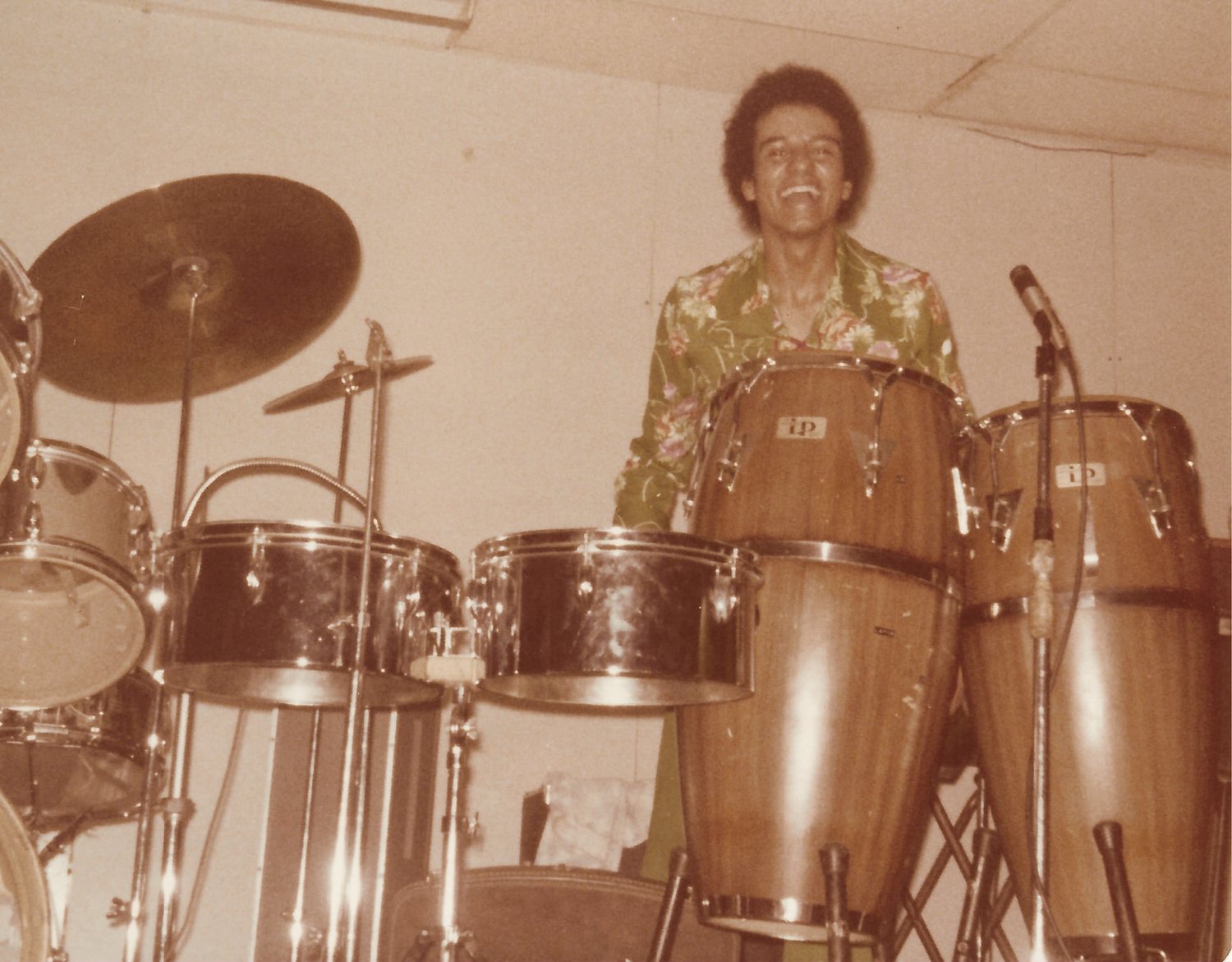 Behind the kit